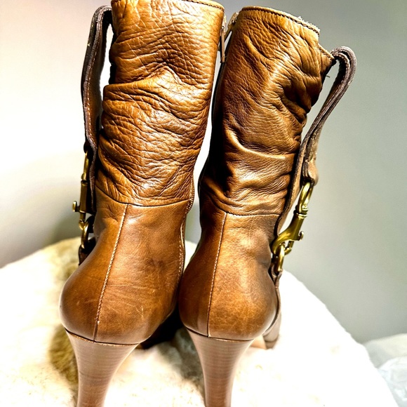 Coach soft leather heeled boot - Picture 3 of 6